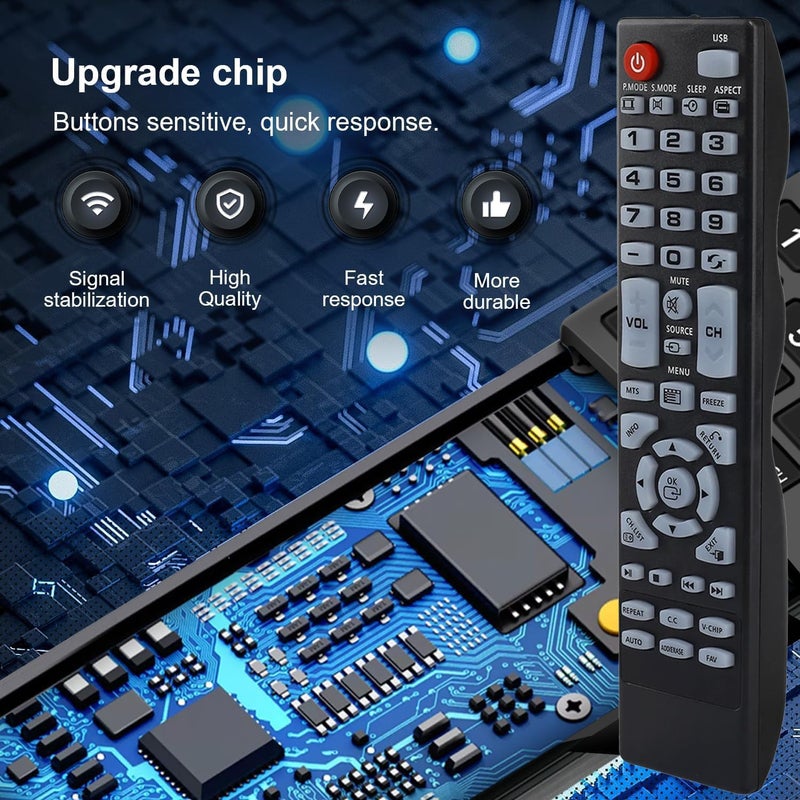 BOMAZ Replacement Remote Control Universal for Element TV ELEFW195 ELDFT406 ELEFW408 ELEFW247 ELEFT326 ELEFT426 ELEFW504 ELEFW505 ELEFW328 ELEFW3916 - Image 2
