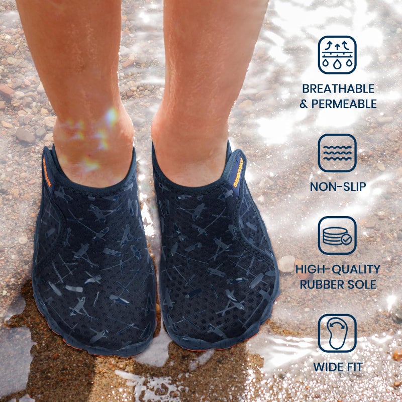 SEEKWAY Barefoot Water Shoes for Kids - Wide Toe Box and Quick-Dry Sand Shoes Toddler for Hiking Swim Beach Pool Kayak Sport Accessories, Camping Essentials Non-Slip for Boys Girls Sizes - Image 5