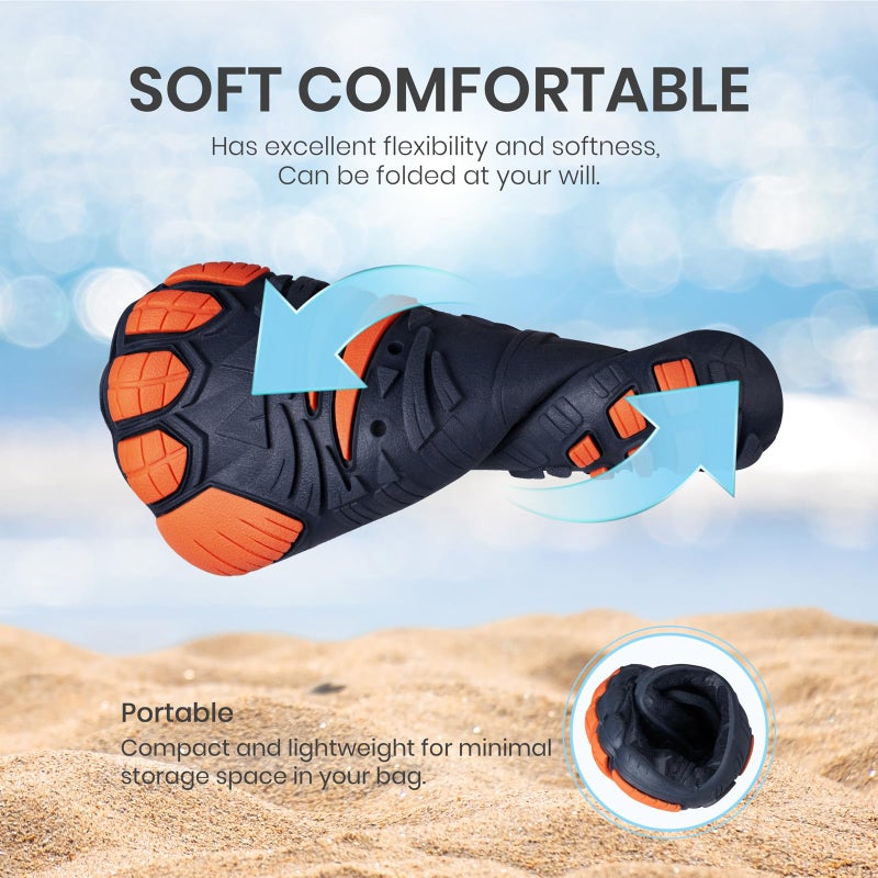SEEKWAY Barefoot Water Shoes for Kids - Wide Toe Box and Quick-Dry Sand Shoes Toddler for Hiking Swim Beach Pool Kayak Sport Accessories, Camping Essentials Non-Slip for Boys Girls Sizes - Image 3