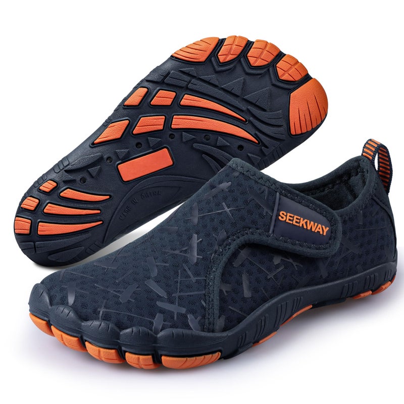 SEEKWAY Barefoot Water Shoes for Kids - Wide Toe Box and Quick-Dry Sand Shoes Toddler for Hiking Swim Beach Pool Kayak Sport Accessories, Camping Essentials Non-Slip for Boys Girls Sizes - Image 1