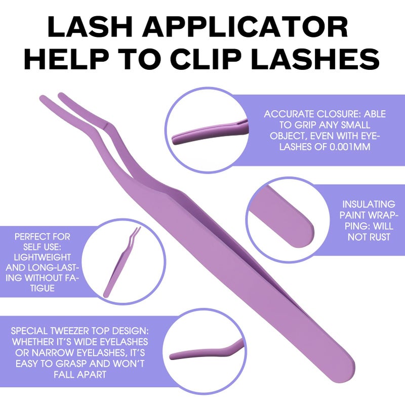 WENDY LASHES Lash Clusters Kit for Eyelash Extensions: DIY, Natural, Fluffy, Wispy, Waterproof, Anime, Manga, Cat Eye, RT0207, 30P+40P, 0.07, D Curl, 1216mm - Image 4