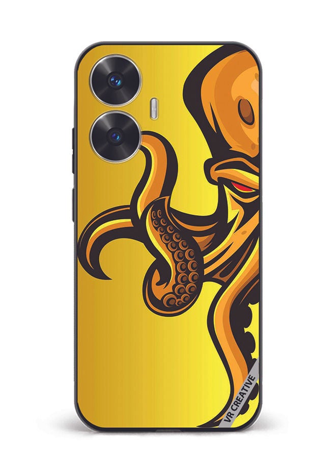VR CREATIVE Protective Case Cover For Realme C55 Octopus Design Multicolour - Image 1