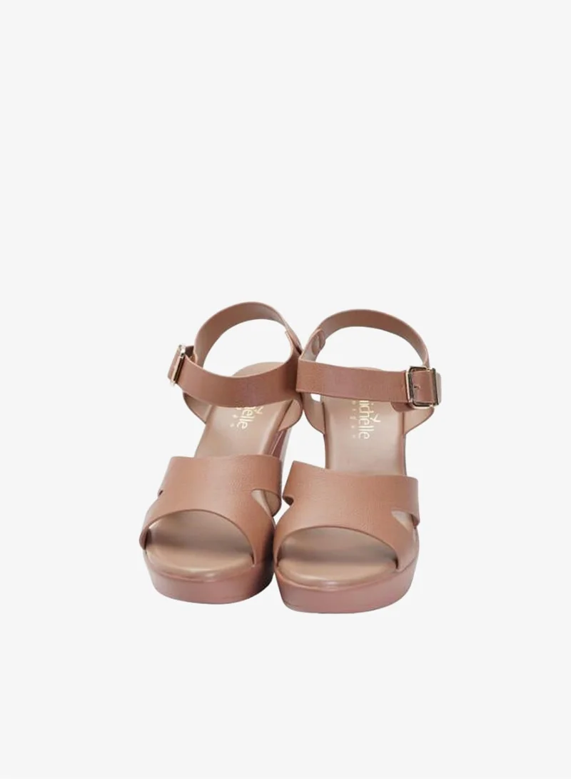 092-3066 Michelle Morgan Ladies High Heel Backstrap Sandals 514RL519 Pink