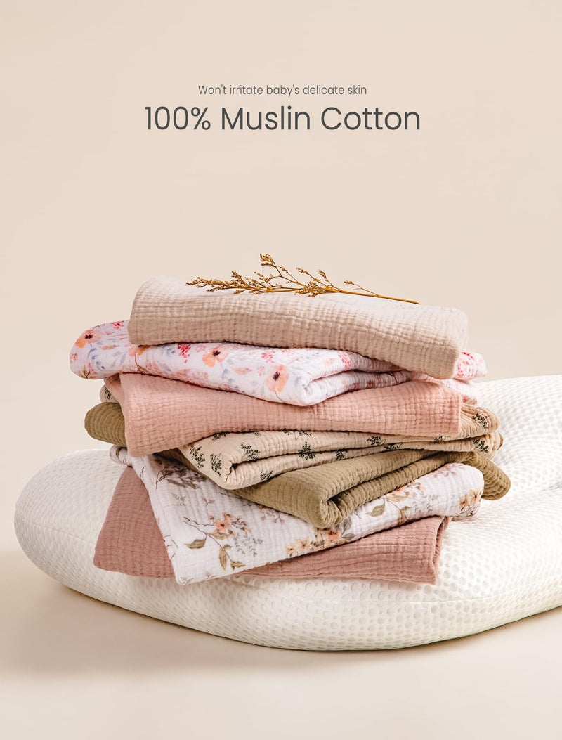 Termichy Baby Lounger Cover Muslin: Soft Cotton Slipcover for Snuggle Me Lounger - Removable & Machine Washable for Daily Use - Zipper-Free & Skin-Friendly for Newborn Girls and Boys - Image 4