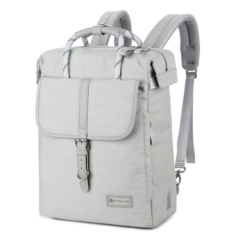 Nordace Comino Totepack Smart Convertible Bag Backpack with USB Charging Port, Water Resistant - 15.6 Inch Laptop Compartment Laptop Backpack for Everyday, Work (Gray) - Image 1