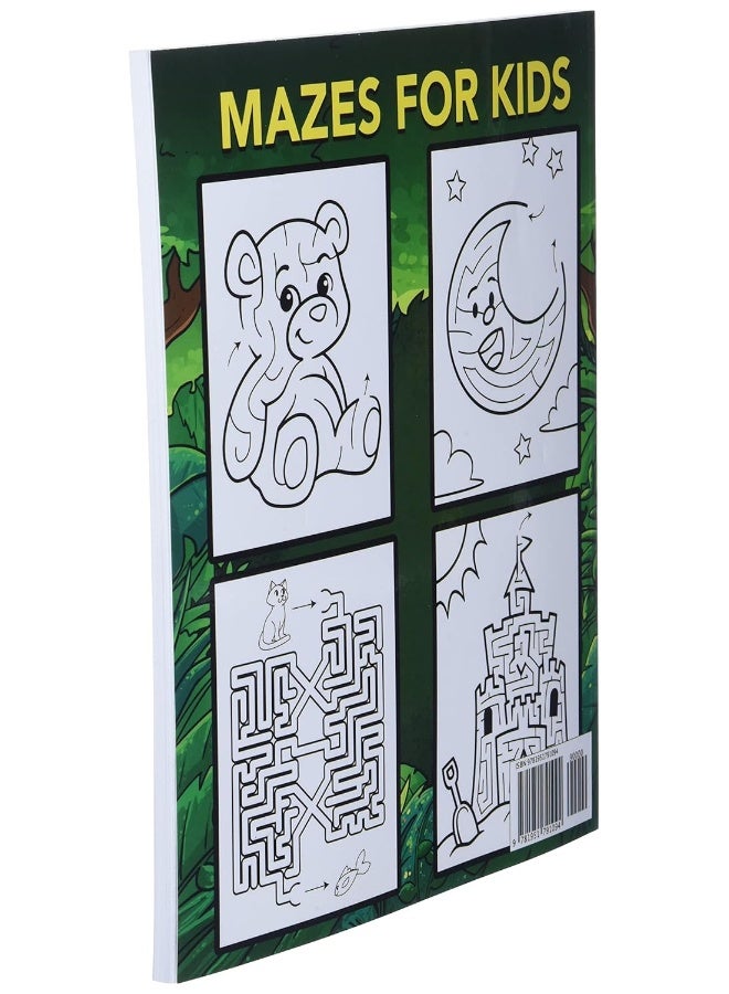 Mazes For Kids Ages 4-8: Maze Activity Book for Kids 4-6, 6-8 Workbook for Games, Puzzles, and Problem-Solving  - Image 4
