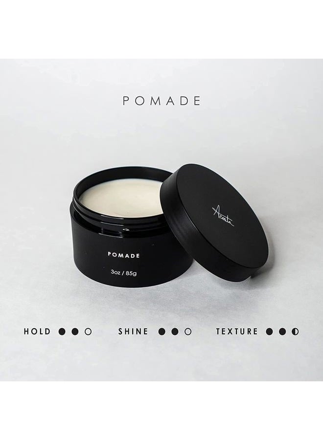 Alex Costa Forte Series Hair Pomade for Men, Medium Flexible Hold, Low Shine, 3 oz, Water Based for Slicked Back Hairstyles, Thick, Non-Greasy, by Alex Costa - Image 3