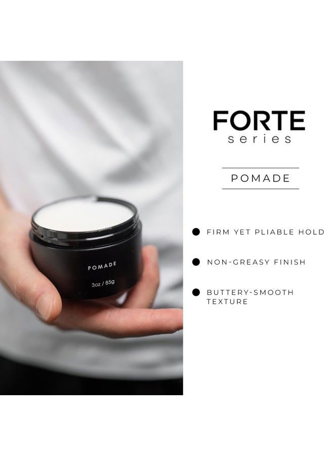 Alex Costa Forte Series Hair Pomade for Men, Medium Flexible Hold, Low Shine, 3 oz, Water Based for Slicked Back Hairstyles, Thick, Non-Greasy, by Alex Costa - Image 4