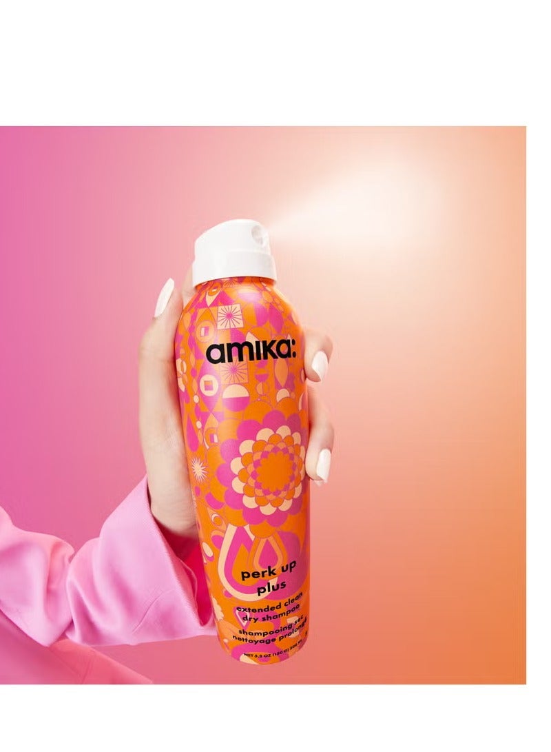Amika Perk Up Plus Extended Clean Dry Shampoo 358ml - Image 4