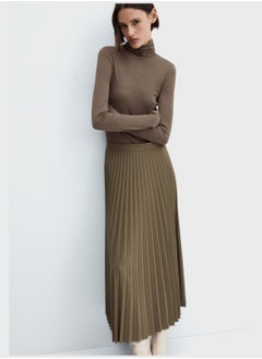 Plisse High Waist Skirt