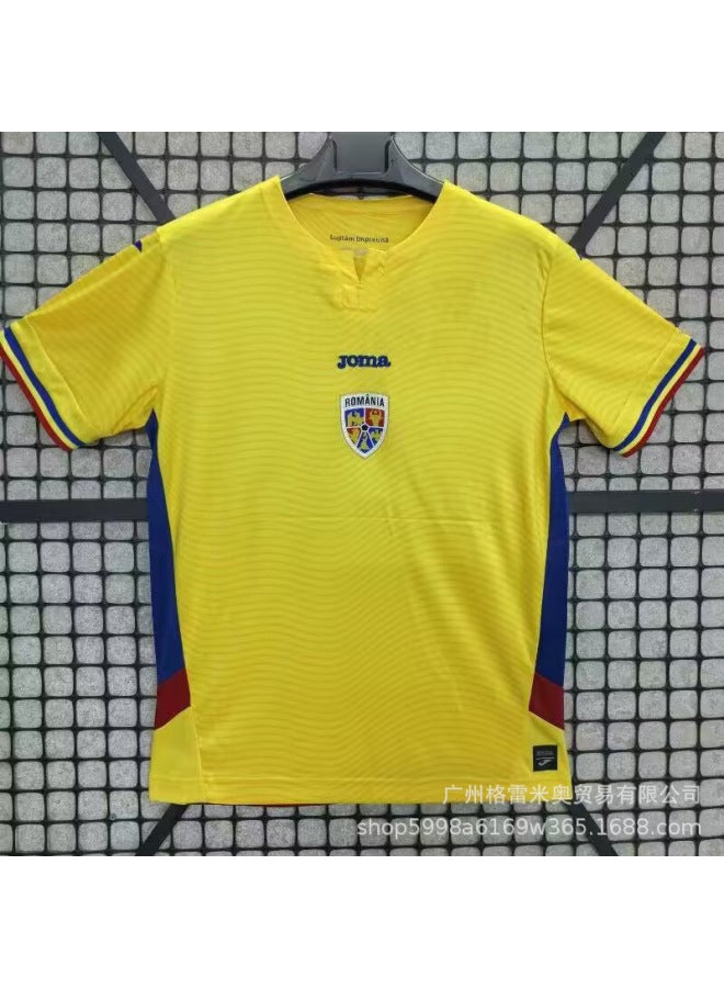 2025 Romania Yellow Home Football Jersey - Image 1