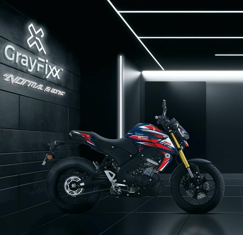 Grayfixx D1 Edition Full Body Sticker for MT 15 | MT 15 Full Body Graphics | Printed in Premium Vinyl with FPF(Fade Protection Film), Water Proof, Precut Sticker-Self-Adhesive - Image 2