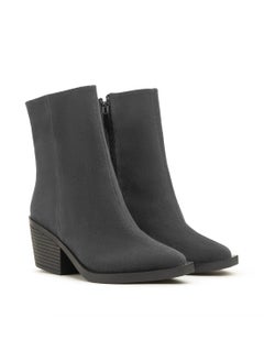 Suede Zip Tall Ankle Boot - pzsku/ZA1750F98C1313044F86DZ/45/_/1738228389/d2ec63a3-12fa-4bd5-8c76-369c80ac22fe