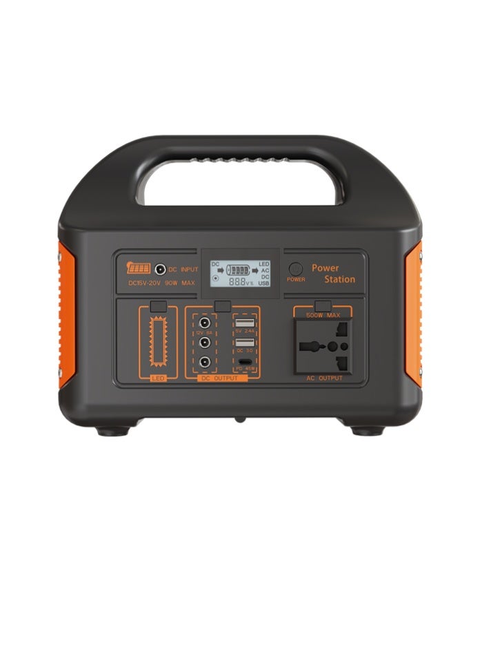 MODI 500W Portable Power Station Solar Generator with AC Outlet, USB ...