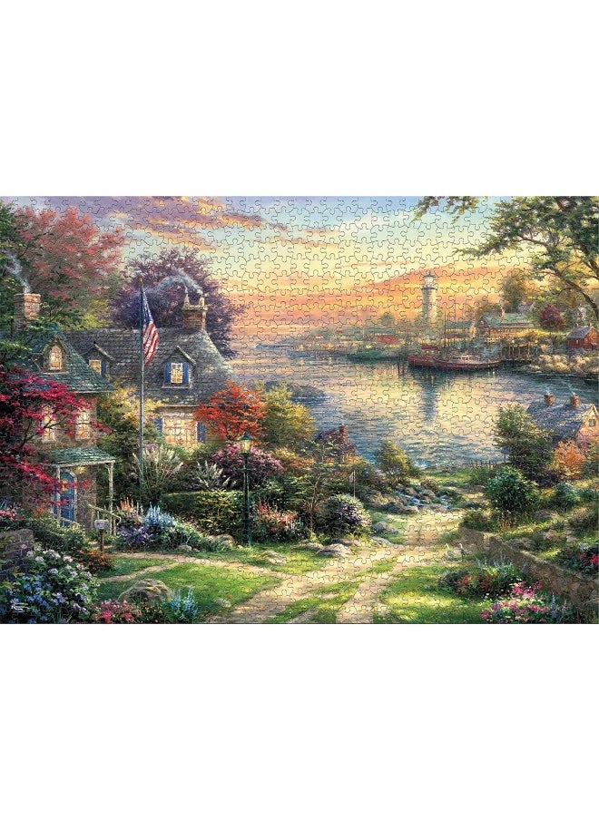 Ceaco Ceaco - 8 in 1 Multipack - Thomas Kinkade - (2) Round 300 Piece, (4) 550 Piece, (1) 750 Piece (1) 1000 Piece Jigsaw Puzzles  - Image 2