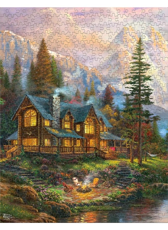 Ceaco Ceaco - 8 in 1 Multipack - Thomas Kinkade - (2) Round 300 Piece, (4) 550 Piece, (1) 750 Piece (1) 1000 Piece Jigsaw Puzzles  - Image 5