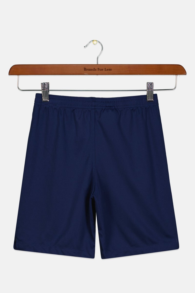 Nike شورت قميص كرة القدم PSG للأطفال الأولاد بتقنية دري-فيت، أزرق داكن - Image 2