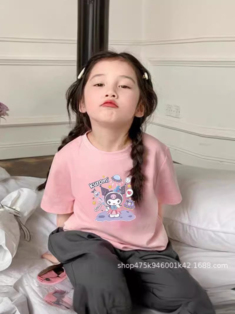 100 Cotton Summer Children'S Baby'S Short-Sleeved T-Shirt Cute Girls Thin Top Children'S New Fashionable Clothes - Image 3