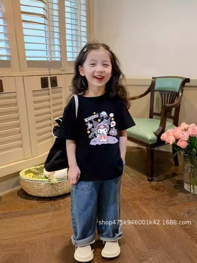 100 Cotton Summer Children'S Baby'S Short-Sleeved T-Shirt Cute Girls Thin Top Children'S New Fashionable Clothes - Image 2