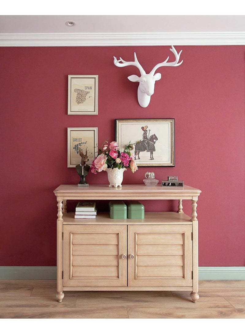 Anna 40CM x 5M Self-Adhesive Waterproof and Moisture-Proof Solid Color Simple Decorative Wallpaper - Image 5