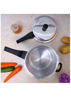 DELCASA Delcasa Aluminium Pressure Cooker 5L, Multi-Colour, Dc1119  - Image 4