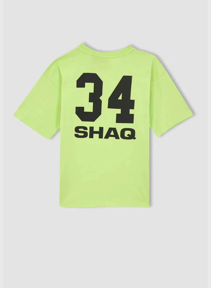 DeFacto Oversized Short Sleeve Shaquille O'Neal Printed T-Shirt
