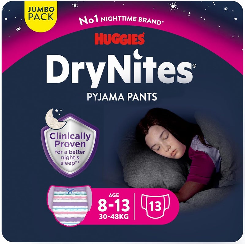 Huggies DryNites Pyjama Pants for Girls - Image 2