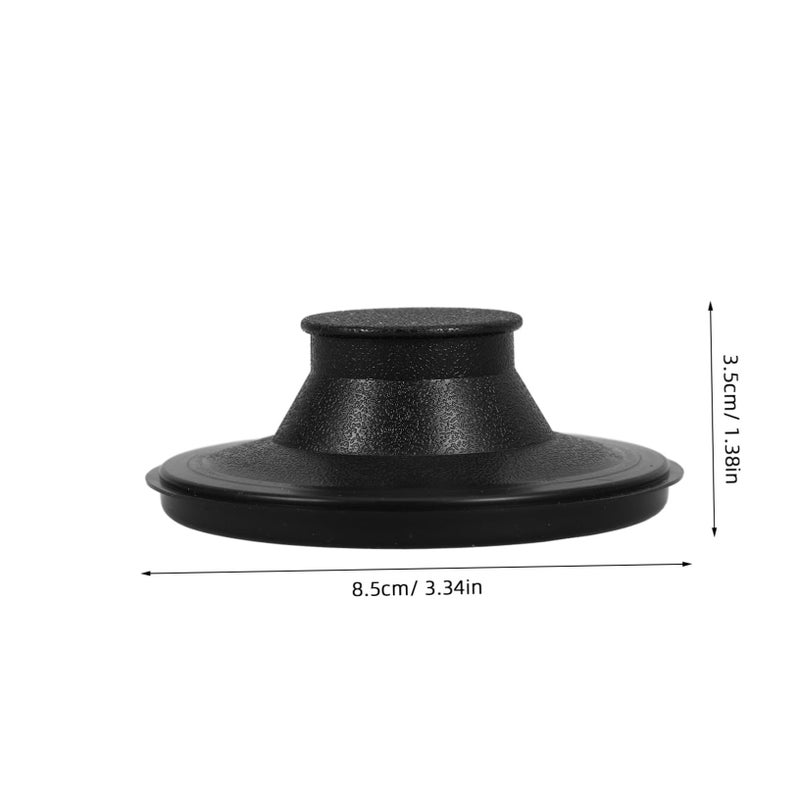 Modern Black Sink Stopper Rubber Drain Plug For Kitchen Bathroom Universal Fit - Image 4
