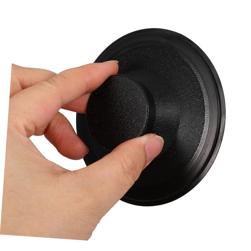 Modern Black Sink Stopper Rubber Drain Plug For Kitchen Bathroom Universal Fit - Image 5