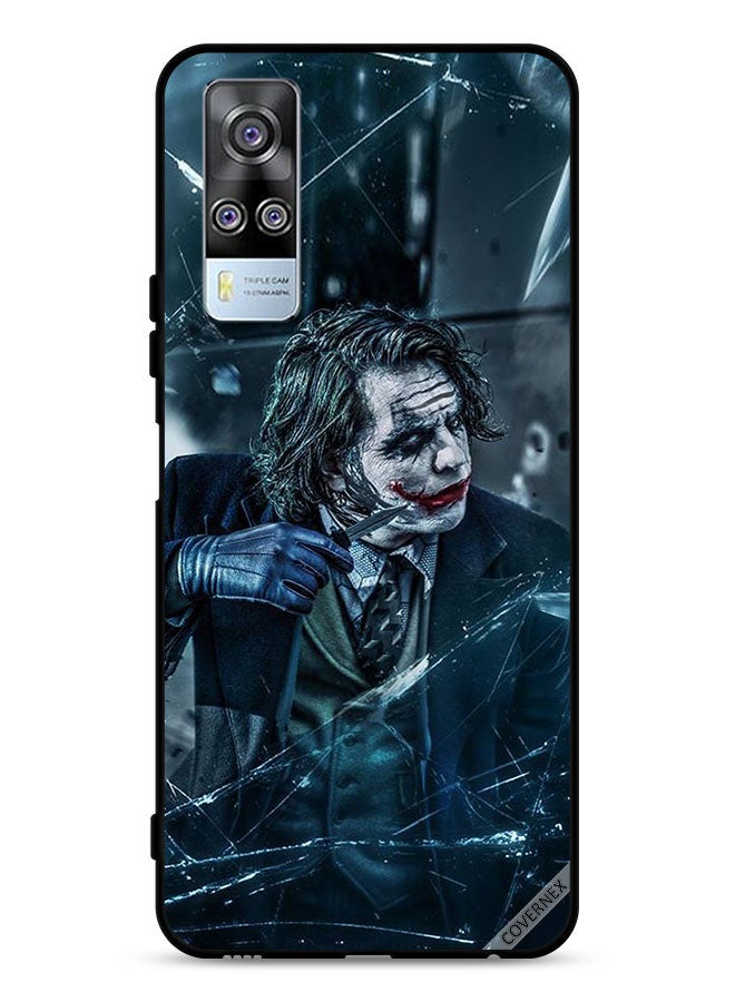 Covernex vivo Y51 2020 Protective Case Cover He Is So Serious Behind Cracked Glass - Image 1