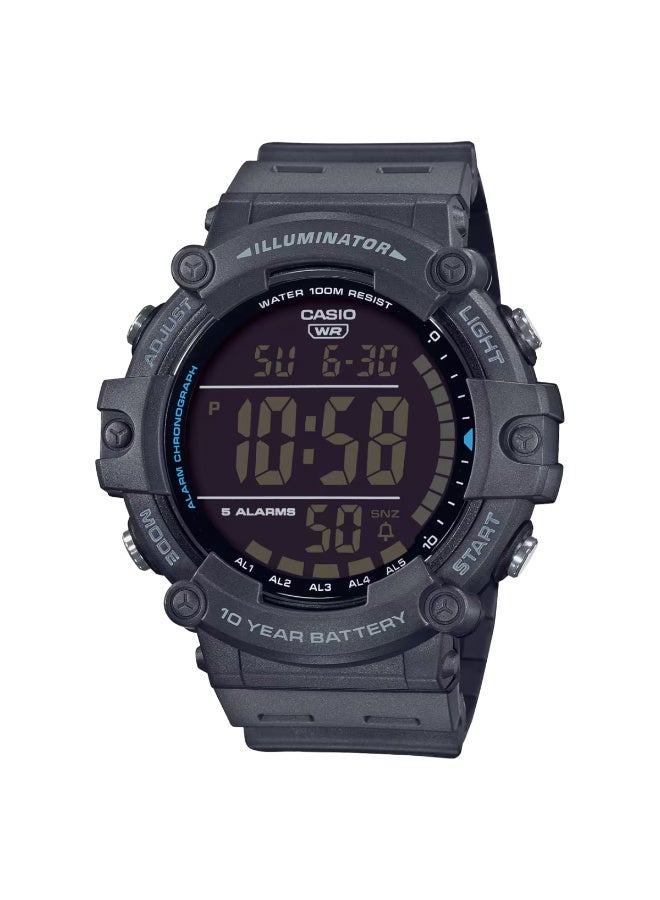 CASIO Men's Digital Watch AE-1500WH-8BVCF, 10-Year Battery Life