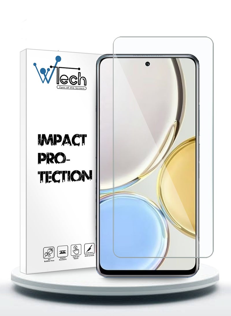 Wtech Premium Series Curved Edges 9H 2.5D Tempered Glass Screen Protector For Honor X9 5G Clear - Image 1