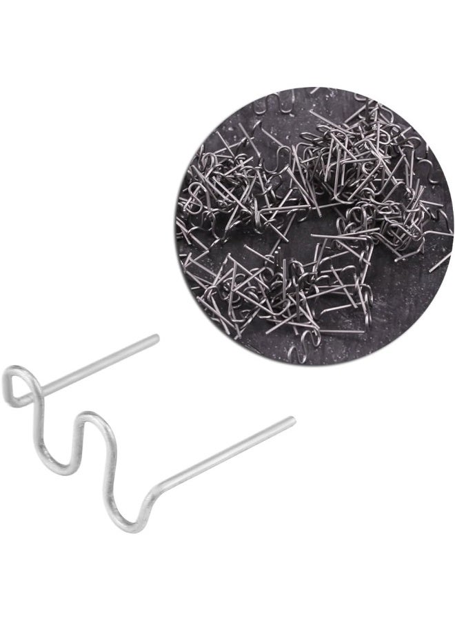 EVGATSAUTO Welding Staples, 100pcs 0.8mm Auto V S Wave Style Bumper Repair Pre Cut Welding Staples Staple Repair Tool Kit 3 Types Available (Roundabout waveform 0.8mm 100PCS) - Image 4