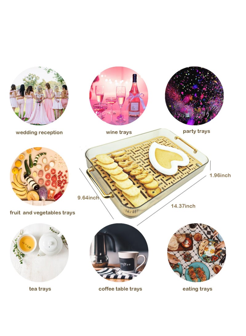 إكسفور لوحة شاي مزدوجة من علبة المطبخ ، 2 لوحة غسل الأطباق ، لوحة تجفيف أدوات المائدة ، لوحة تجفيف المياه المنزلية ، مناسبة للترفيه ، لتناول الطعام ، أكواب الماء ، طبق ، فاكهة ، لوحة حمام مع لوحة الماء (أخضر - Image 5