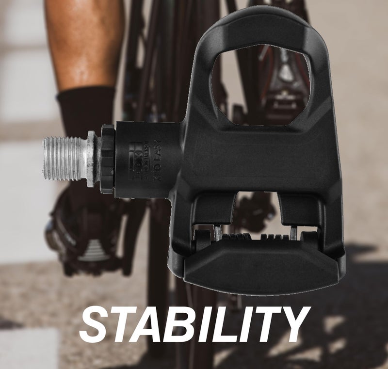 LOOK Cycle - KEO Easy - Road Bike Pedals, 240 mmÂ² Platform Area - Easily Adjustable Tension - Composite Body Material - Chromoly Spindle - Clipless Pedal - Color Black - Image 4