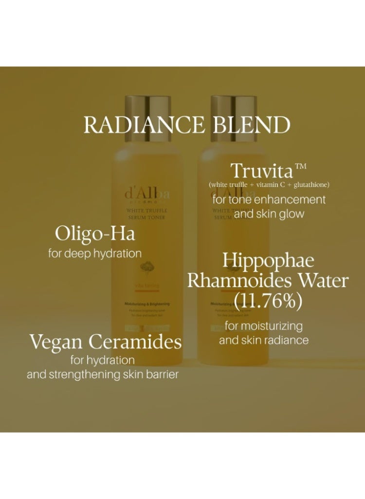 d'Alba Dryness & Dull Skin Care Set – D'Alba White Truffle Serum Toner, Capsule Serum, Mask, Spray Serum & SPF50+ for Deep Nourishing Glow - Image 2