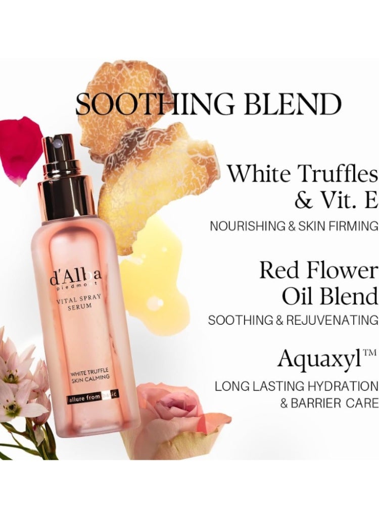 d'Alba Dryness & Dull Skin Care Set – D'Alba White Truffle Serum Toner, Capsule Serum, Mask, Spray Serum & SPF50+ for Deep Nourishing Glow - Image 4