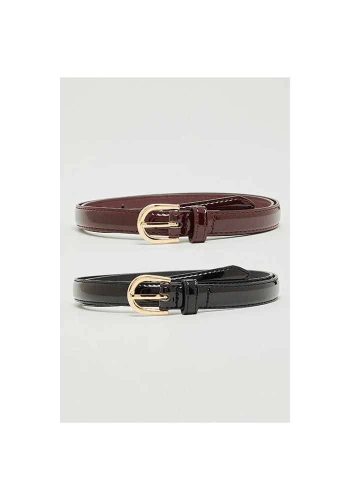 R&b 2 Pack Buckle Belts