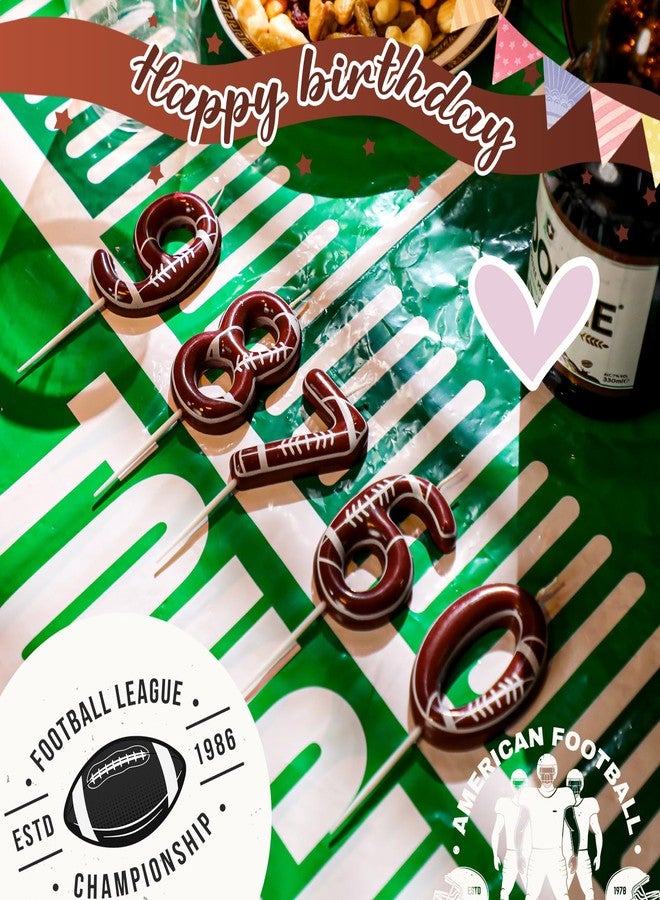 تونديامو شموع عيد ميلاد تونديمو لكرة القدم، شموع رياضية لتزيين الكيك، مستلزمات حفلات الأولاد والبنات والأطفال، زينة احتفالات الذكرى السنوية (رقم 8) - Image 4