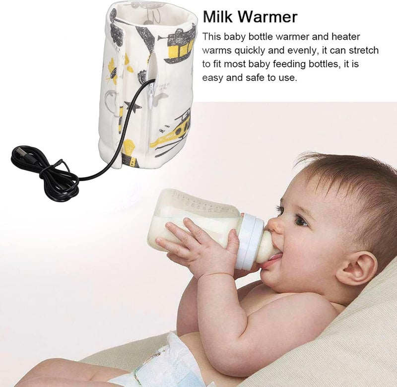 comfrt Portable Bottle Warmer, USB Baby Bottle Warmer Keeper for Car Tavel(Truck) - Image 4