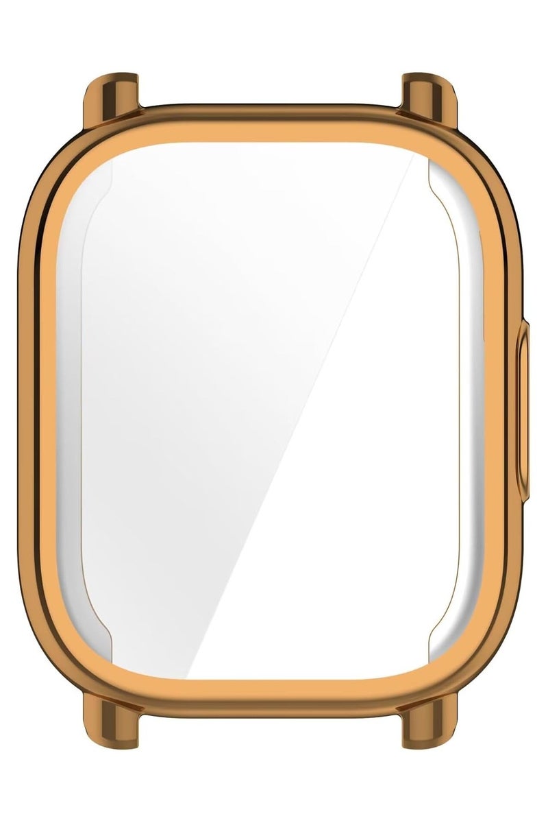 Case Compatible with Xiaomi Redmi Watch 5 Active, Soft TPU Coating, All-inclusive Anti-Scratch Protective Case Compatible with Xiaomi Redmi Watch 5 Active. Rose Gold - Image 3