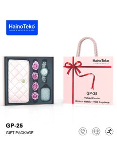 Haino Teko Haino Teko Germany GP 25 Watch with Headphone and Bag Special Gift Pack Combo for Ladies and Womens  - Image 1