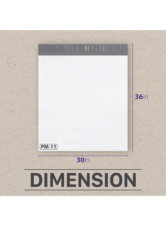 Fosmon 100-30x36 Fosmon Large Self-Seal Tear-Proof Polyethylene Mailers (100) - Image 5