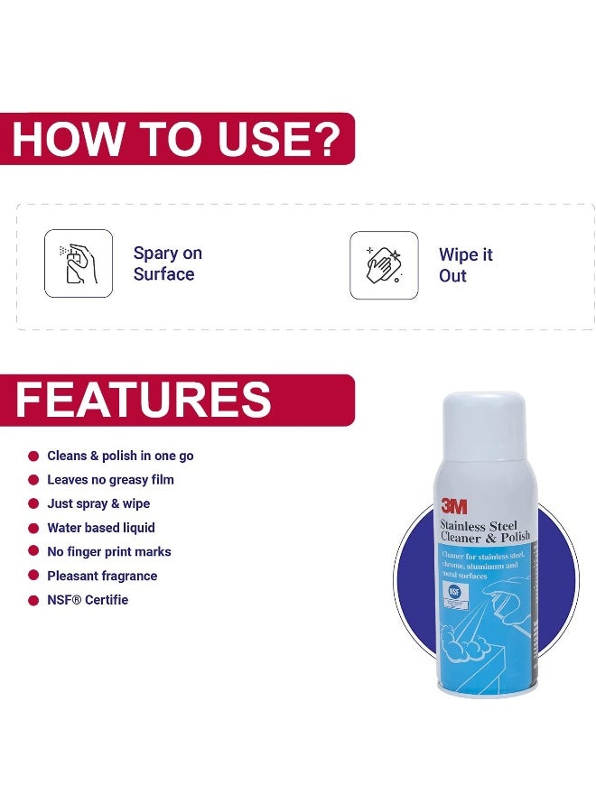 3M 3M Stainless Steel Cleaner And Polish - Image 2