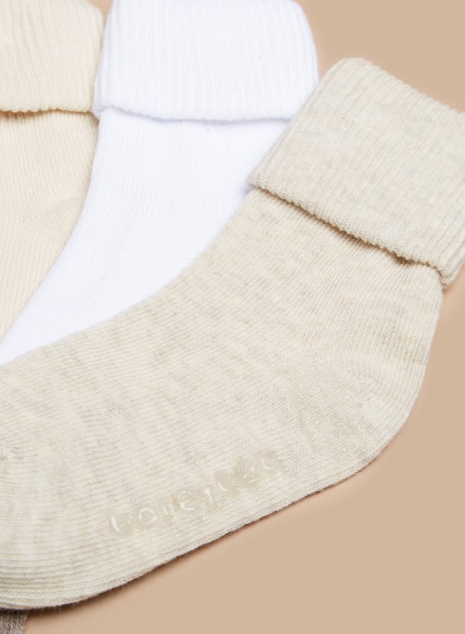 Barefeet Ribbed Ankle Length Socks - Set of 5 - Image 3