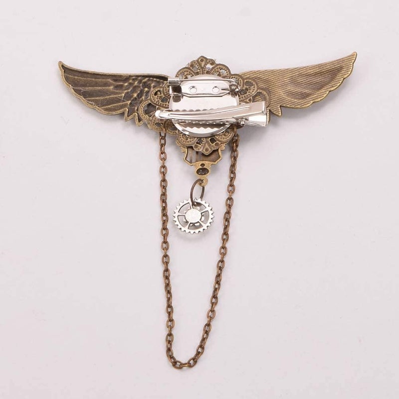 BLESSUME Unisex Steampunk Brooch Lapel Pin - Image 4