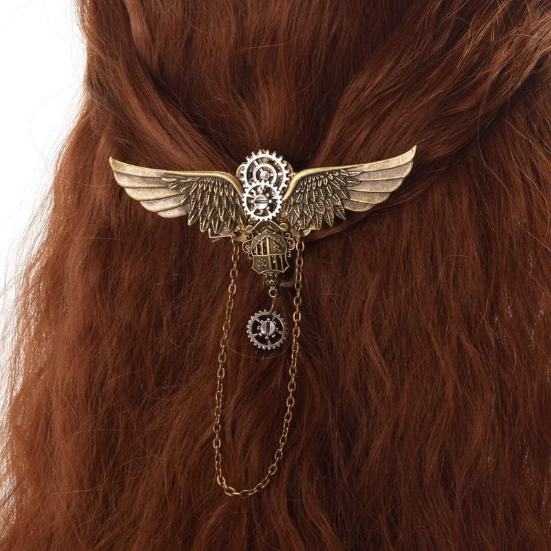 BLESSUME Unisex Steampunk Brooch Lapel Pin - Image 2