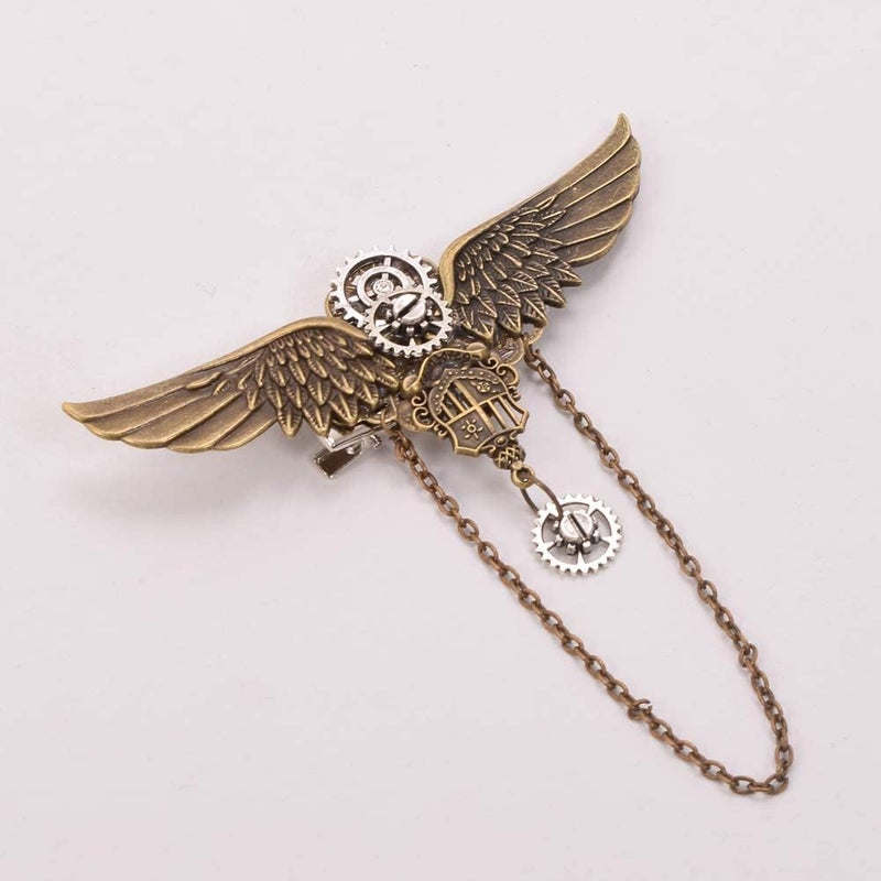 BLESSUME Unisex Steampunk Brooch Lapel Pin - Image 5