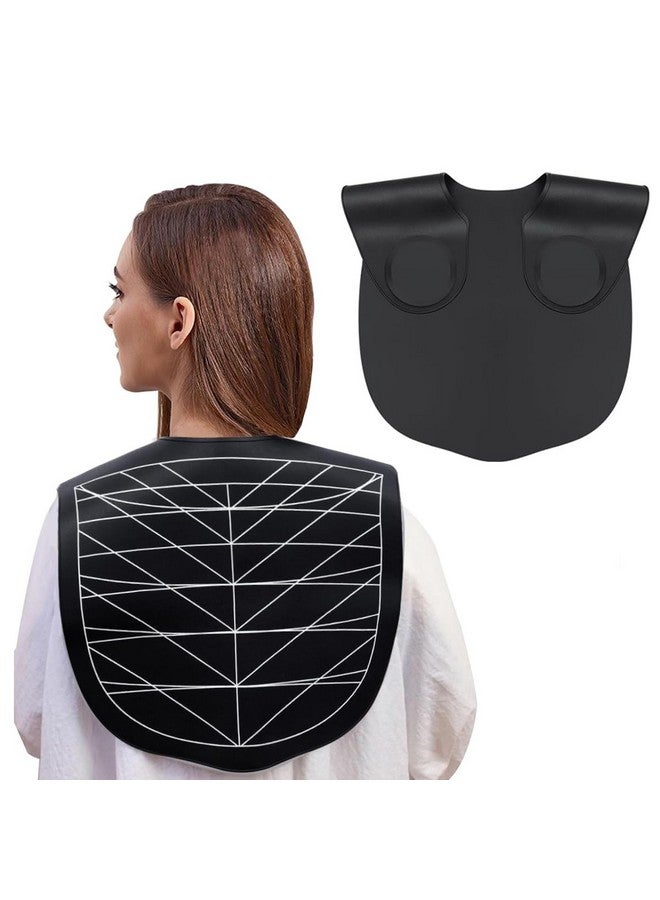 MAYCREATE® Silicone Waterproof Hair Dye Shawl, Hair Cutting Collar with Guiding Lines, Cutting Mat for Hair Stylist, Barber Shop Hair Cutting Pad/Cape for Salon, Hair Cutting Tools Salon Accessories - Image 1