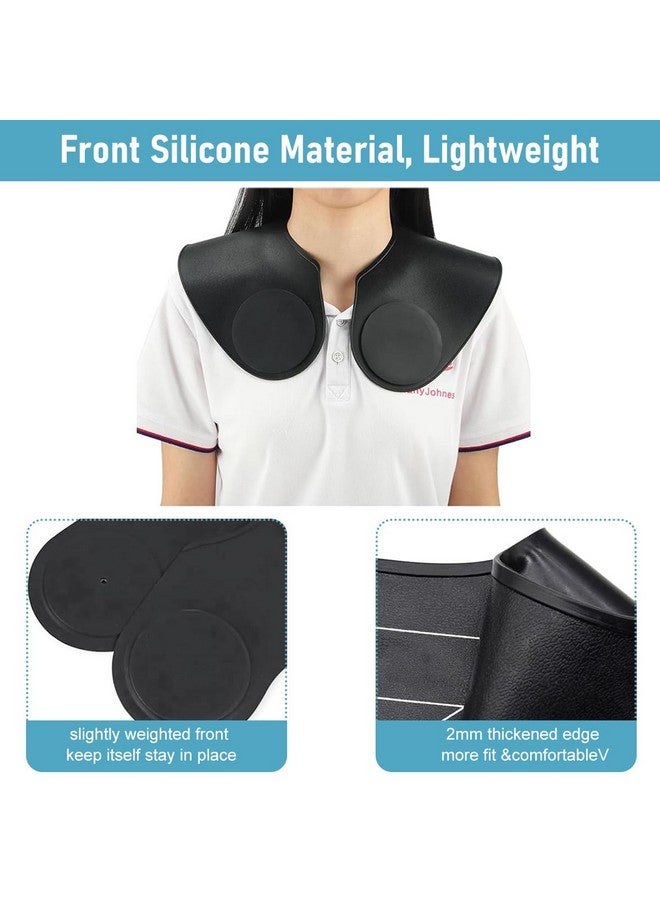 MAYCREATE® Silicone Waterproof Hair Dye Shawl, Hair Cutting Collar with Guiding Lines, Cutting Mat for Hair Stylist, Barber Shop Hair Cutting Pad/Cape for Salon, Hair Cutting Tools Salon Accessories - Image 4